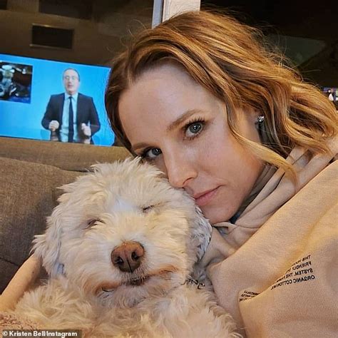 kristen bell fendi|kristen bell dogs.